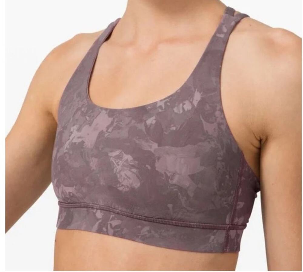 Lululemon Strappy Back Sports Bra Yoga Pilates Gym Athleisure Sz 6